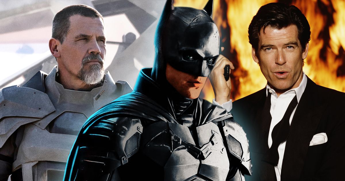 The Batman with Josh Brolin from Dune and James Bond from Goldeneye