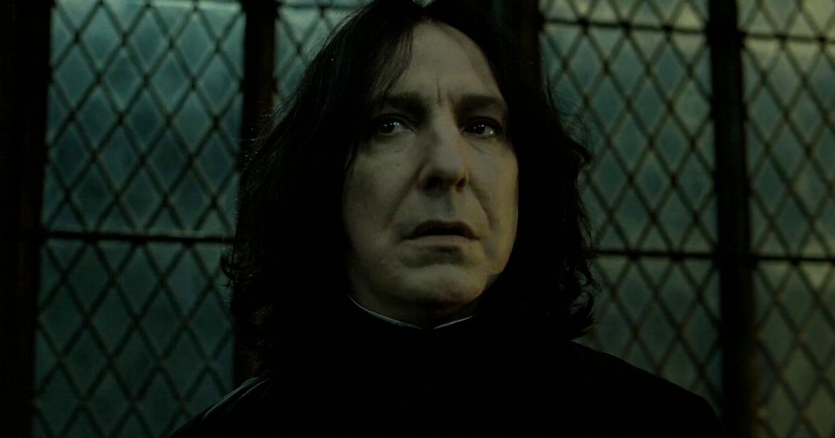 Alan Rickman as Severus Snape in Harry Potter and The Deathly Hallows Part 2