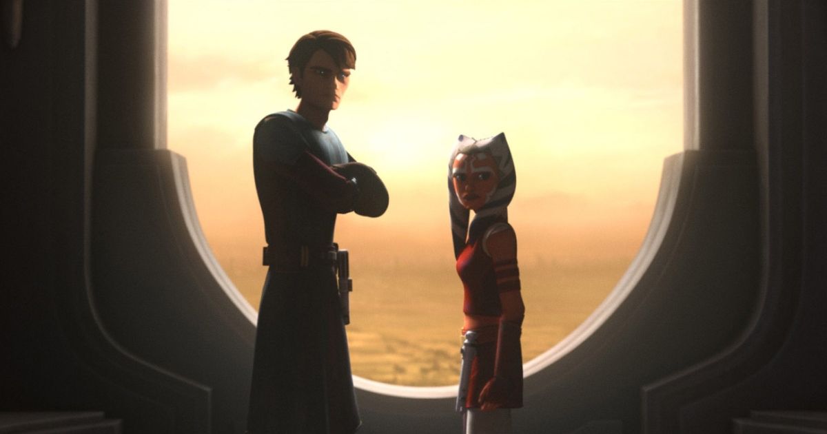 Anakin Skywalker and Ahsoka Tano in Star Wars: Tales of the Jedi