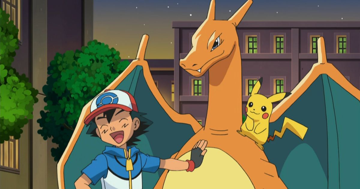 ash charizard pikachu