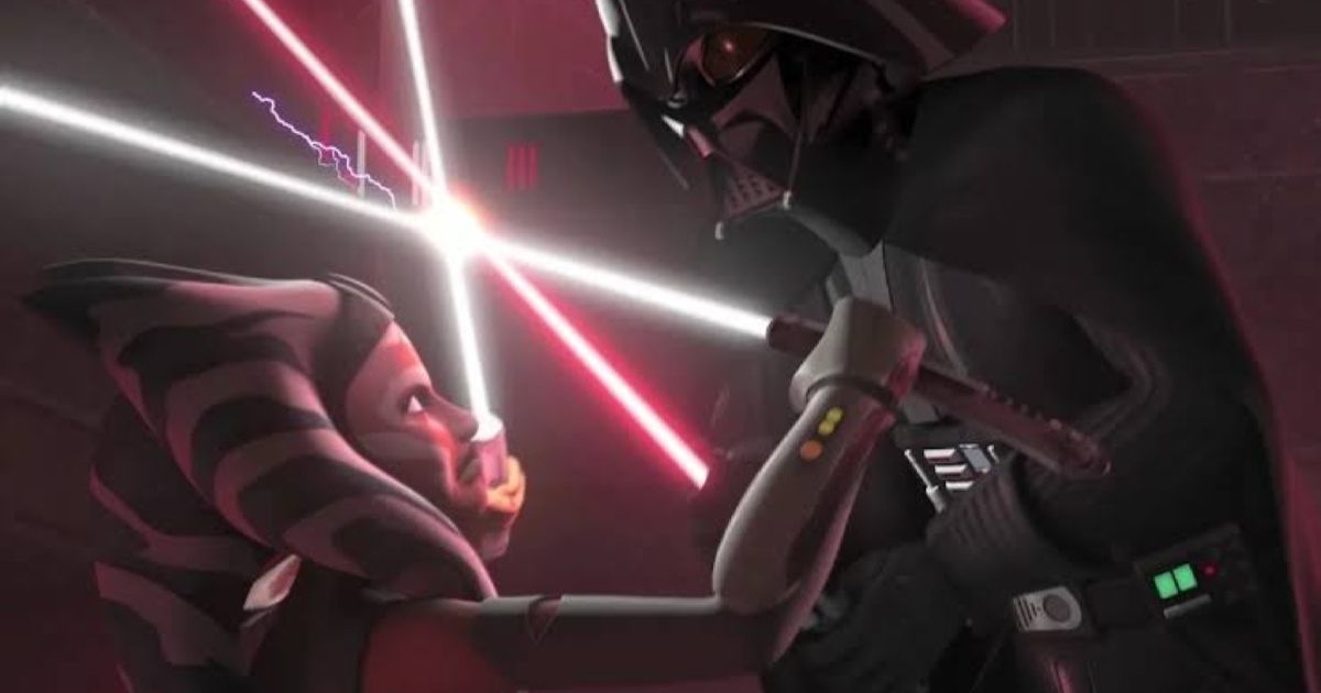 Ahsoka luta contra Vader em Star Wars Rebels 