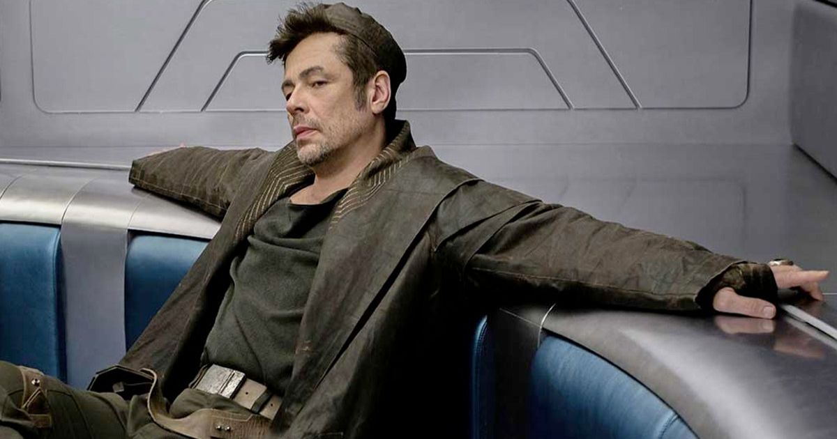 Benicio Del Toro como DJ em Star Wars: Os Últimos Jedi