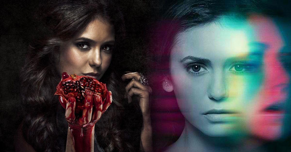 Split image of Nina Dobrev in The Vampire Diaries and Flatliners