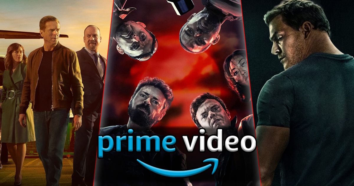 Split image of Billions, The Boys, and Reacher on Prime Video