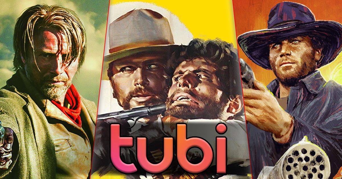 Split image of The Salvation, The mercenary, and Django on Tubi