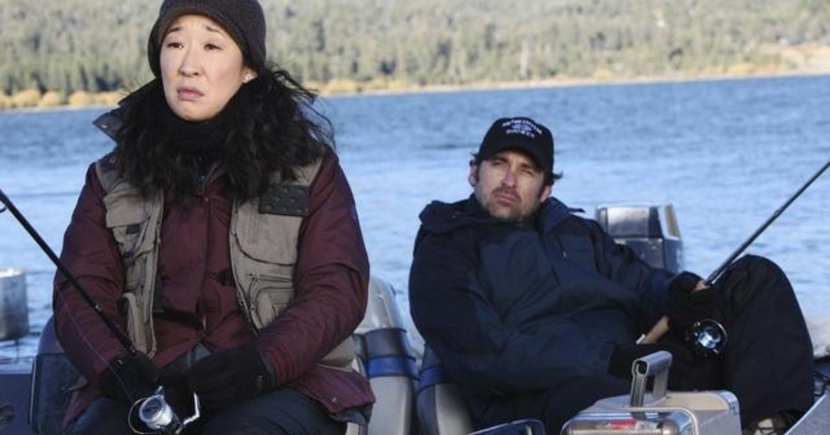 Cristina Yang and Derek Shepherd in Grey's Anatomy