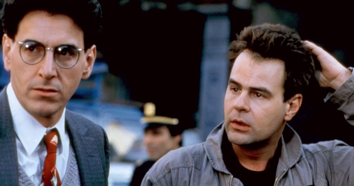 Dan Aykroyd e Harold Ramis em Os Caça-Fantasmas