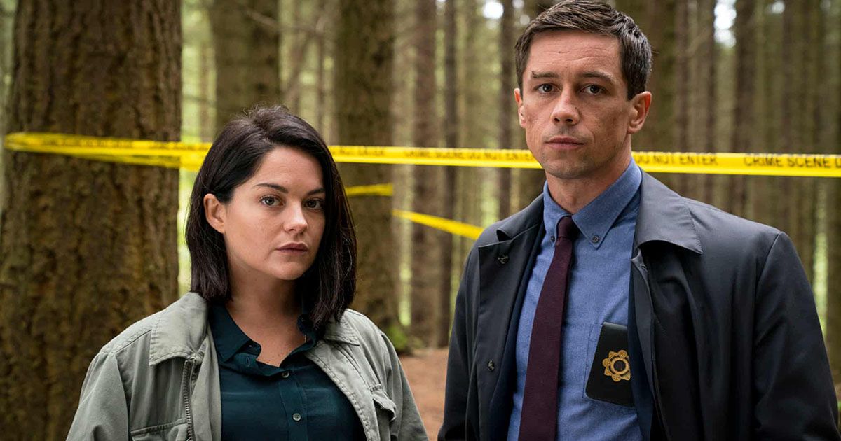 Sarah Green and Killian Scott in Dublin Murders