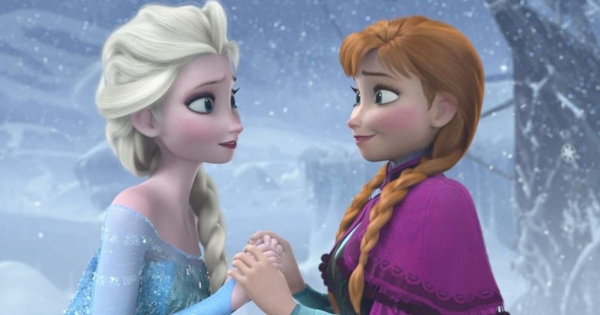 Elsa and Anna in Frozen