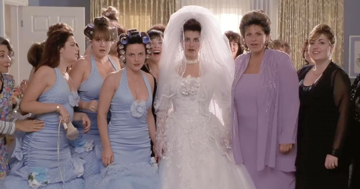 Gia Carides, Lainie Kazan, Andrea Martin, and Nia Vardalos in My Big Fat Greek Wedding (2002)