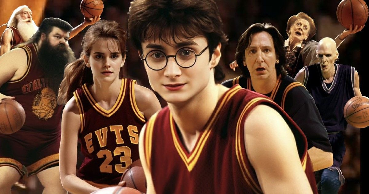 Harry potter NBA basketball art