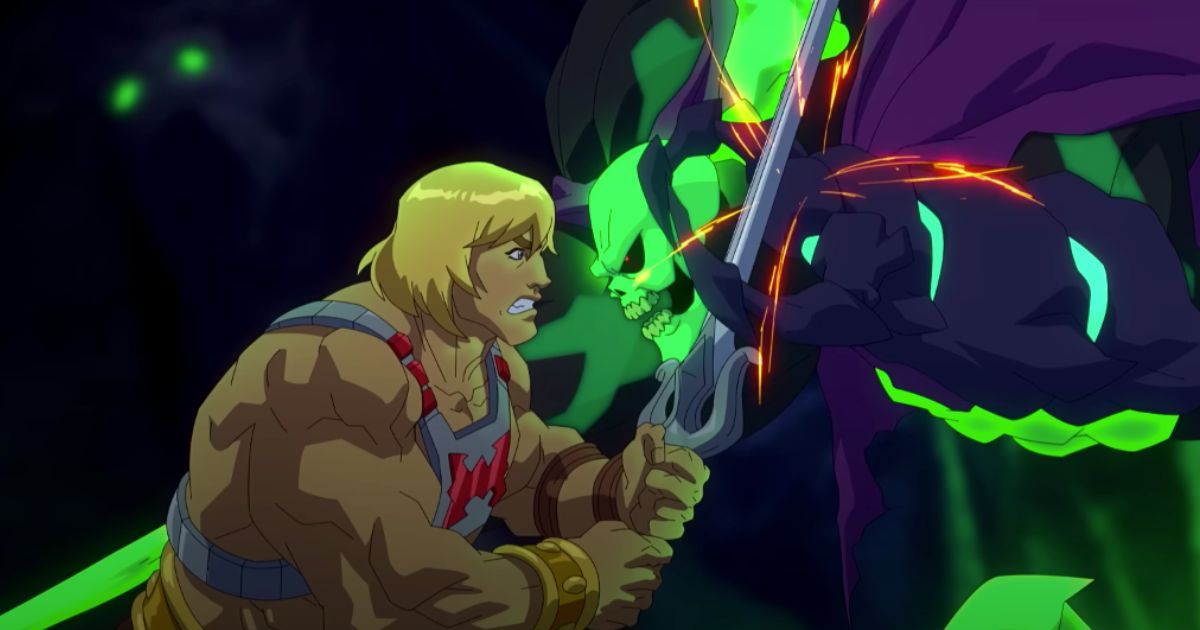 He-Man vs Scare-Glow in Masters of the Universe Revolution