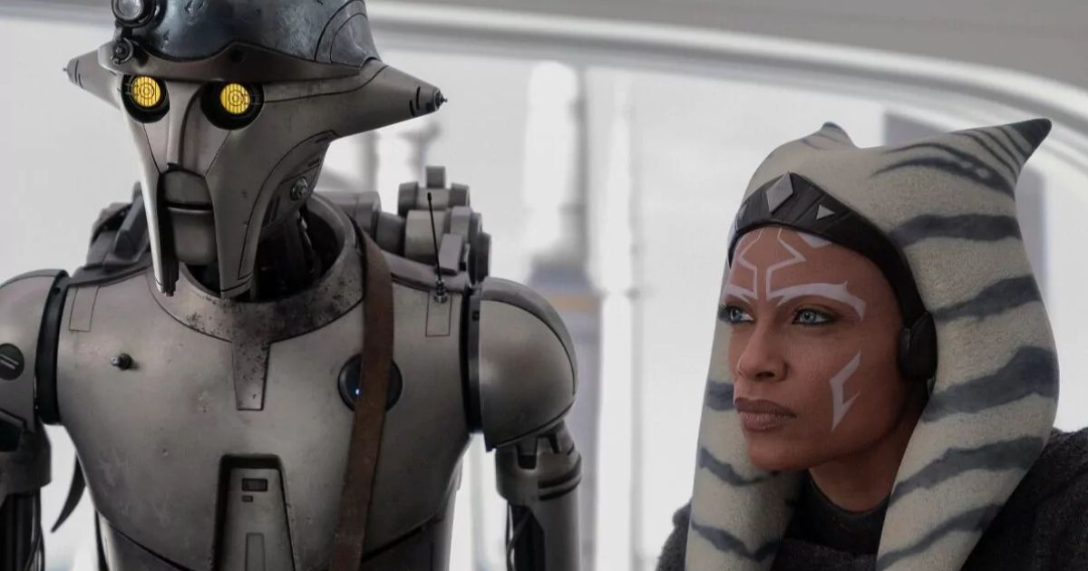 David Tennant voices Huyang and Rosario Dawson plays Ahsoka Tano in the Star Wars Disney+ series