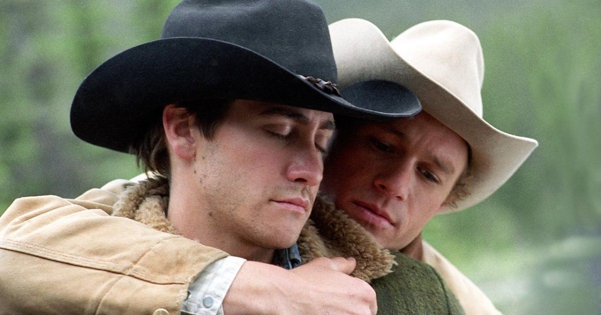 Jake Gyllenhaal and Heath Ledger in Brokeback Mountain