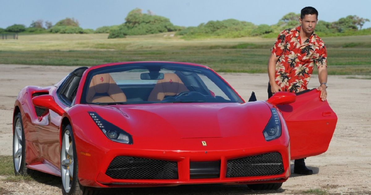 The Ferrari 488 Spider as seen in Magnum PI