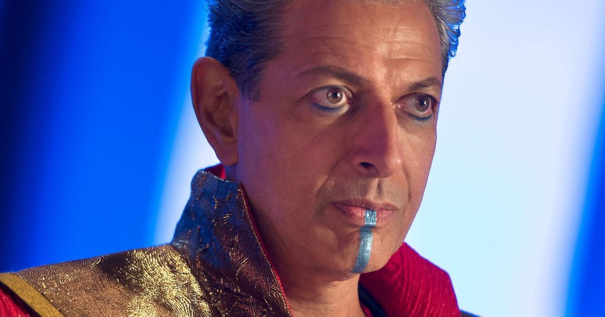 Jeff Goldblum as Grandmaster in Thor Love and Thunder