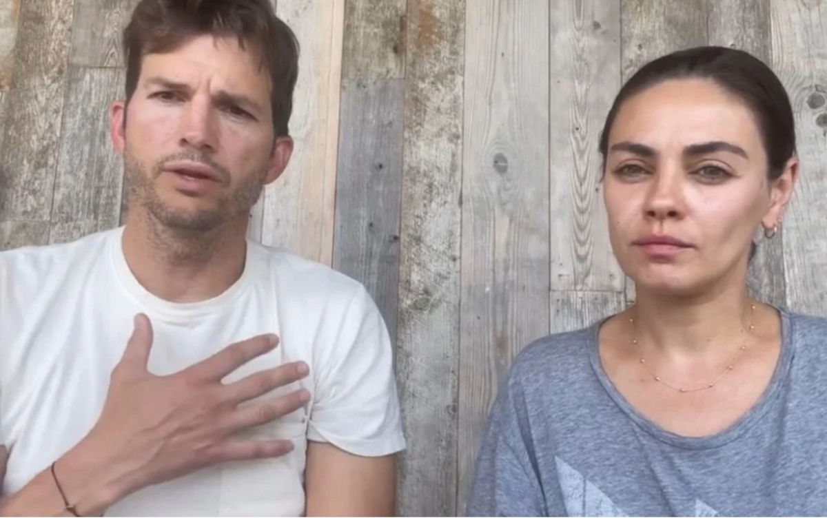 Ashton Kutcher and Mila Kunis Apology Video