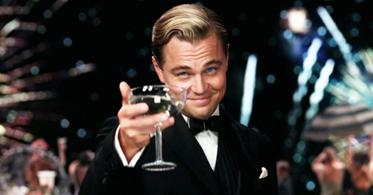 Leonardo Dicaprio in The Great Gatsby