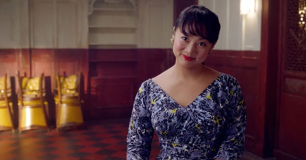 Stephanie Hsu in The Marvelous Mrs. Maisel on Amazon Prime Video.