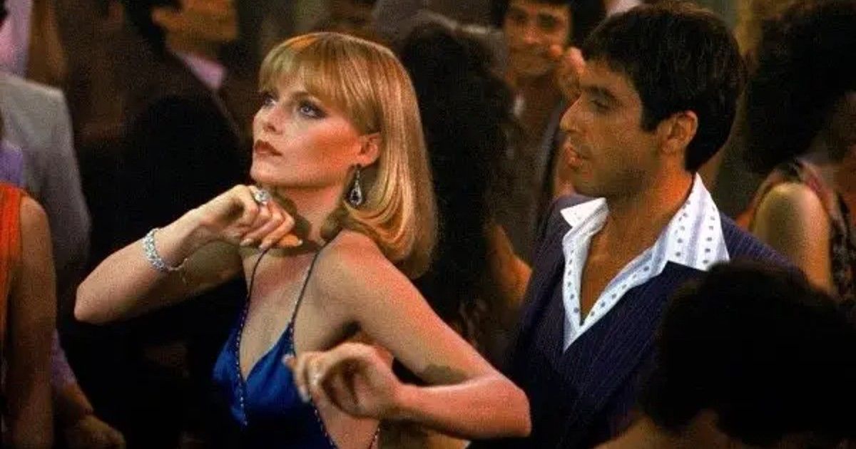 Michelle Pfeiffer et Al Pacino dansant dans Scarface
