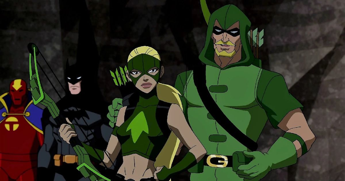 Green Arrow and Artemis in Young Justice