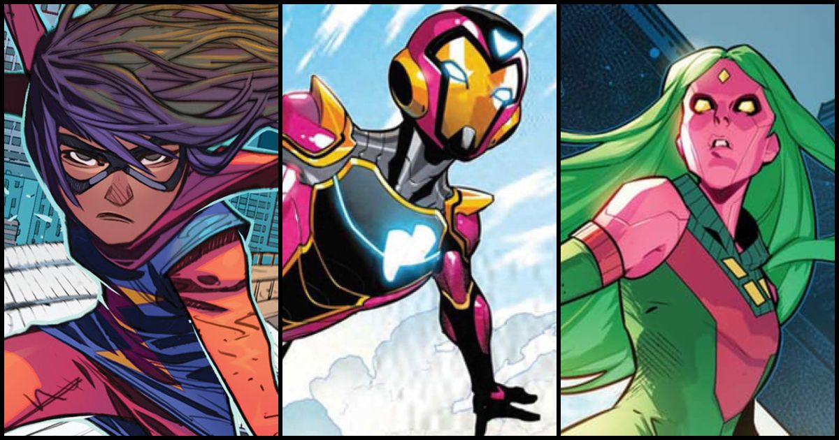 Ms. Marvel, Ironheart and Viv Vision