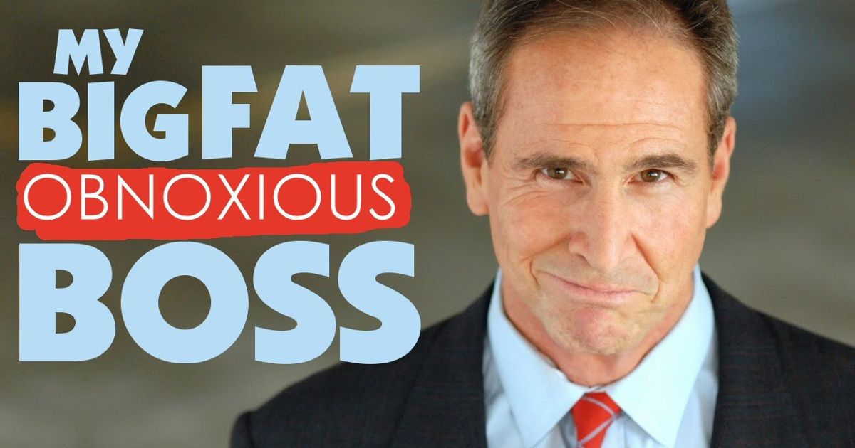 The title card for My Big Fat Obnoxious Boss