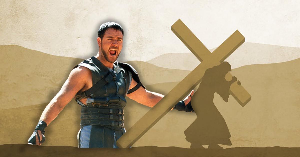 Russell Crowe Gladiator 2 Jesus Cross