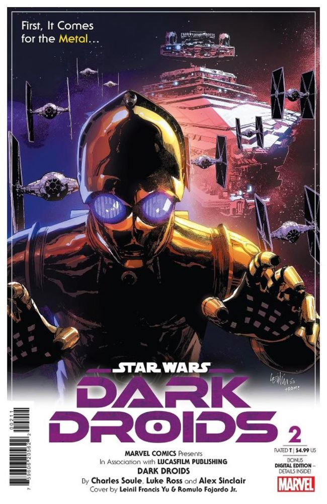Arte da capa de Star Wars - Dark Droids