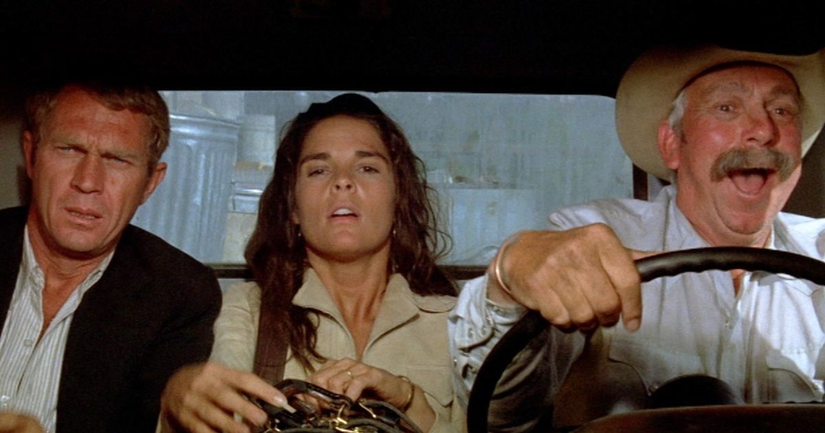 Steve McQueen in a scene from The Getaway (1972)
