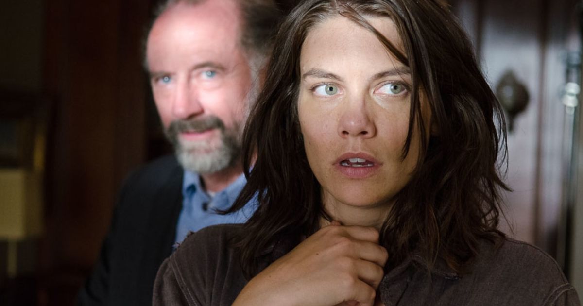 The Walking Dead Maggie Bargains with Gregory for Resources