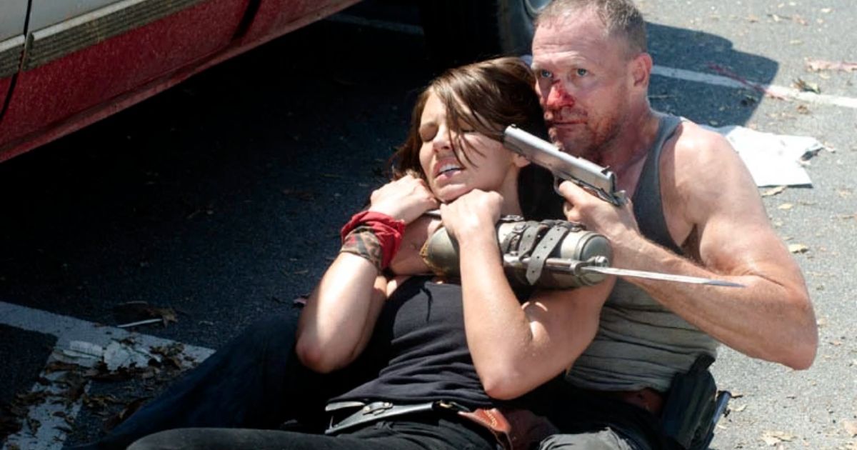 The Walking Dead Maggie Endures Merle's Torture