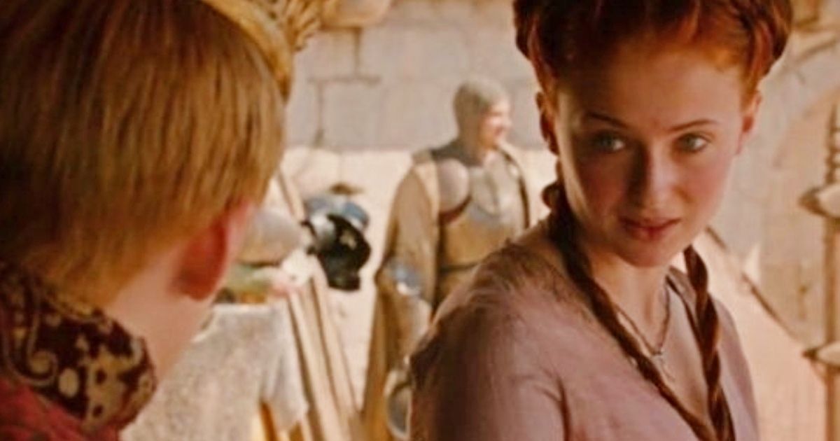 Sansa in season two premiere of Game of Thrones
