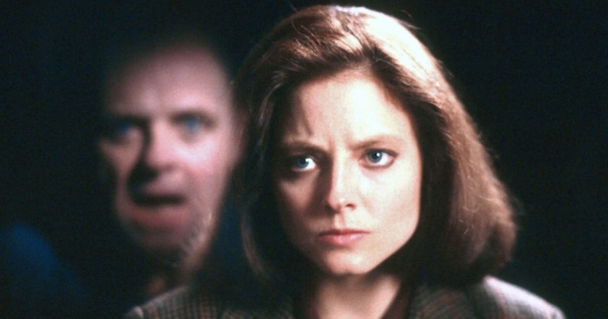 Jodie Foster and Anthony Hopkins in Silence of the Lambs