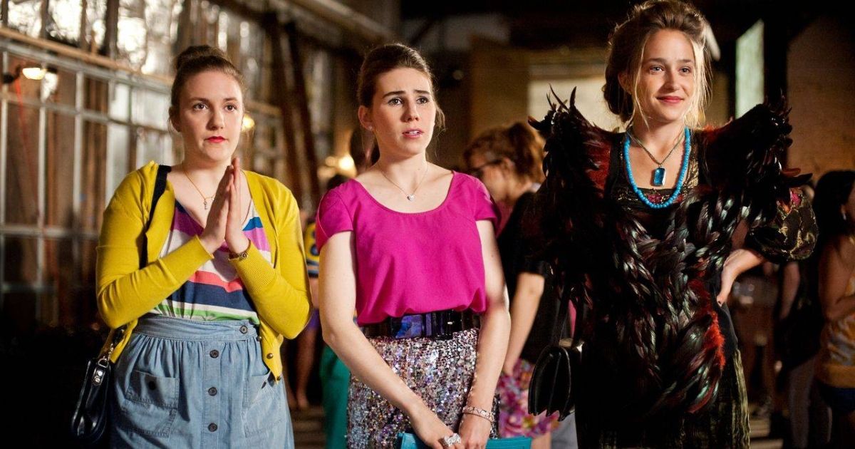 Lena Dunham Zosia Mamet and Jemima Kirke in Girls