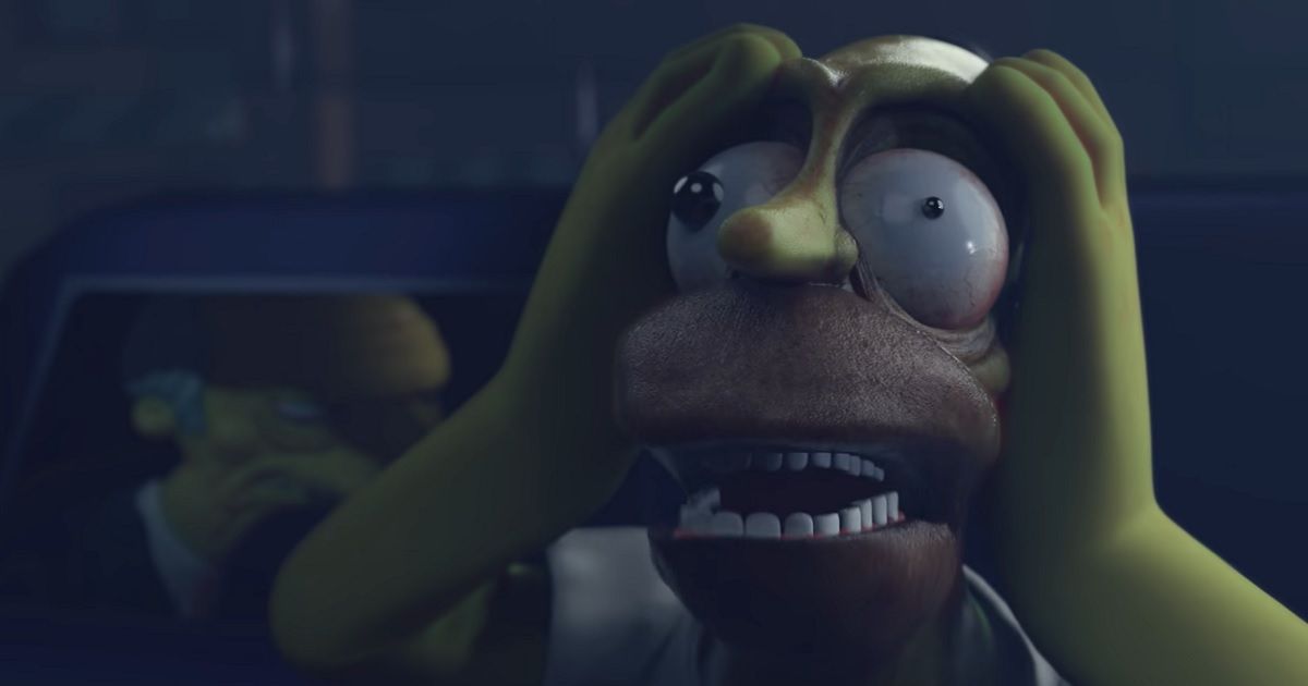 Homer Descends into Darkness After Losing Bart in a Halloween-Themed Simpsons Fan Video