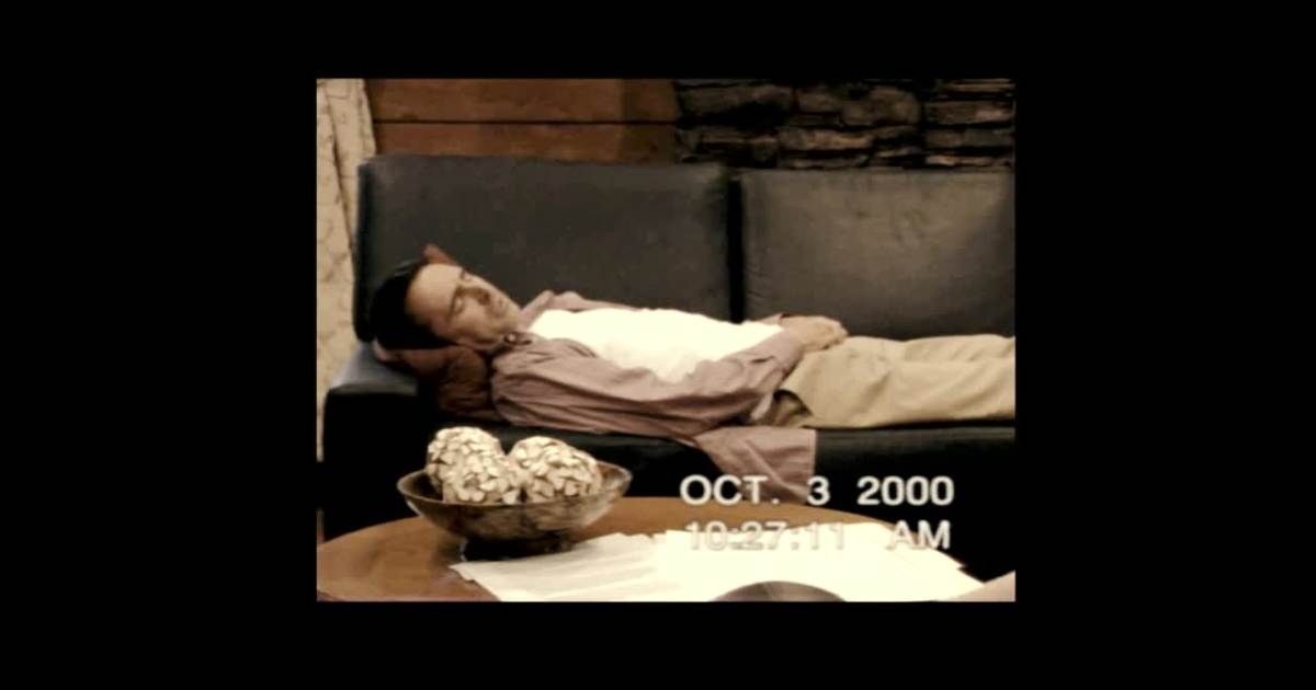 A man under hypnosis lies in a couch in The Fourth Kind