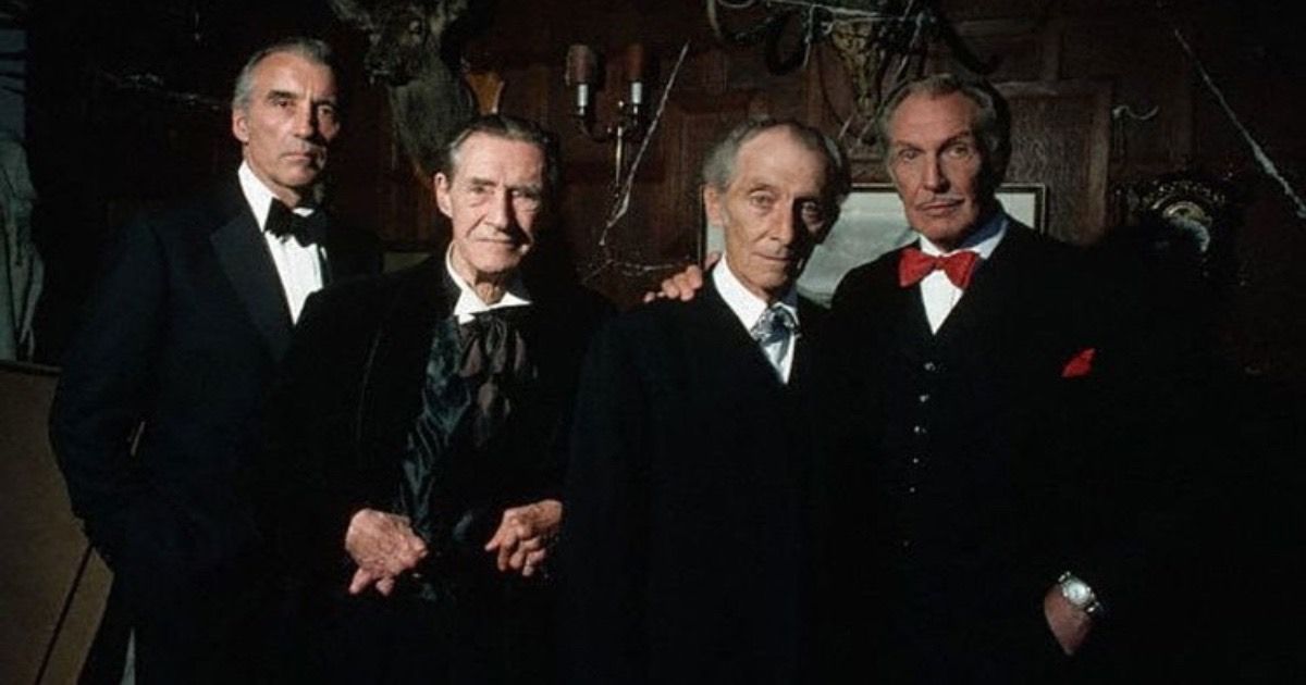 The cast of The House of the Long Shadows