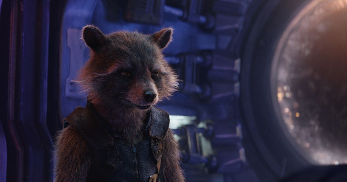 Rocket stands in the ship in Avengers: Infinity War