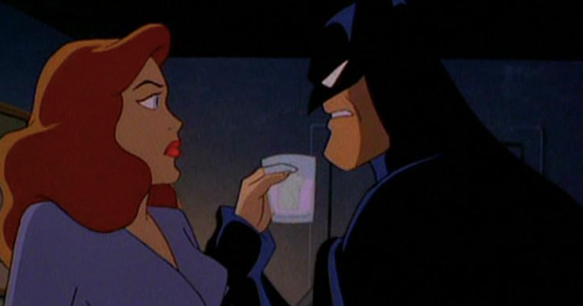 Dana Delany e Kevin Conroy em Batman: Máscara do Fantasma