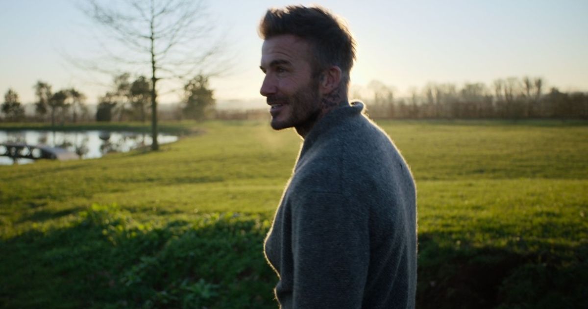 David Beckham in the documentary