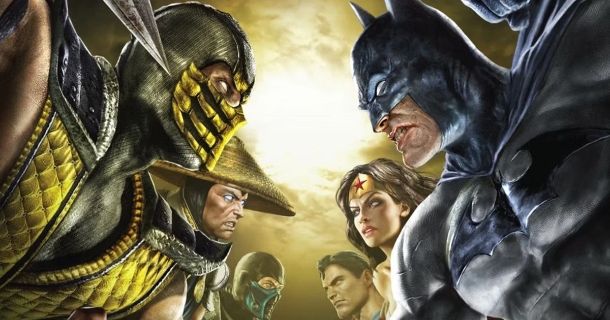 DC Vs Mortal Kombat Video Game Cover