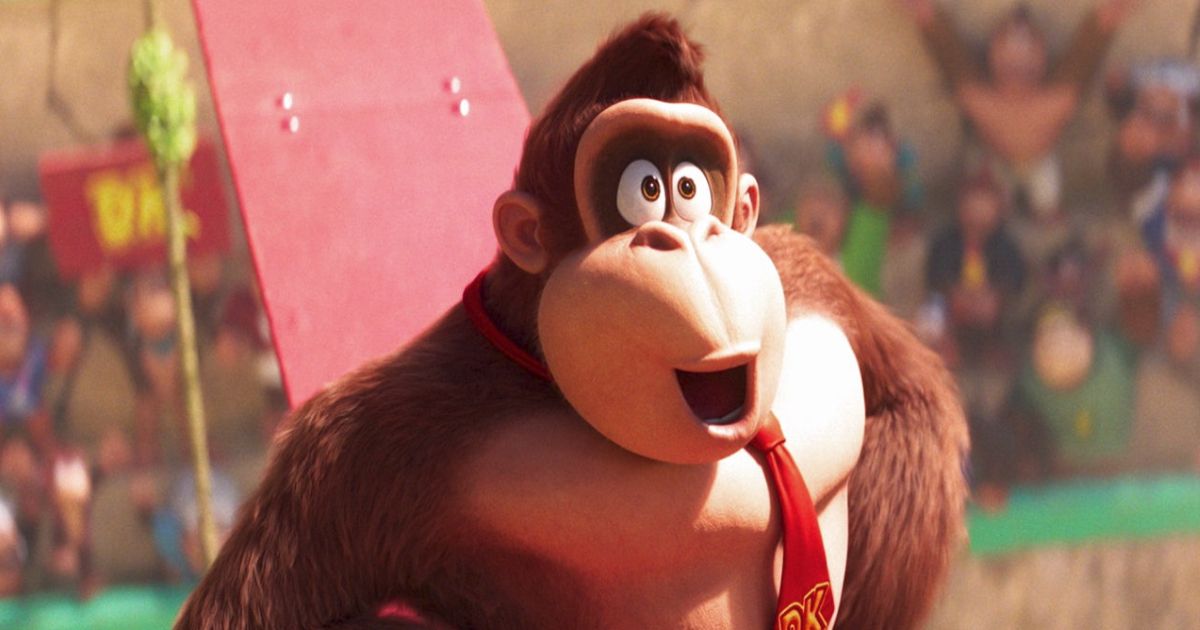 Donkey Kong (Seth Rogen) in The Super Mario Bros Movie
