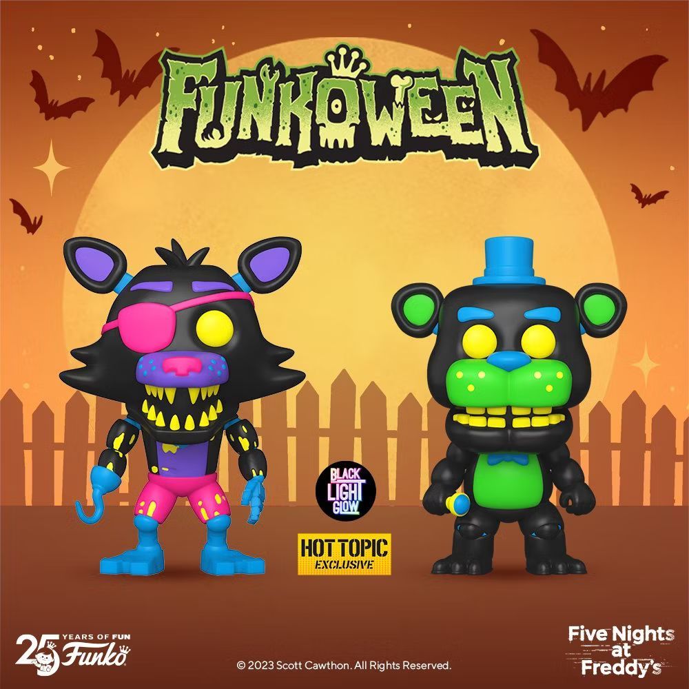 Five Nights At Freddy’s Unleashes Vibrant Terror With Blacklight Funko 