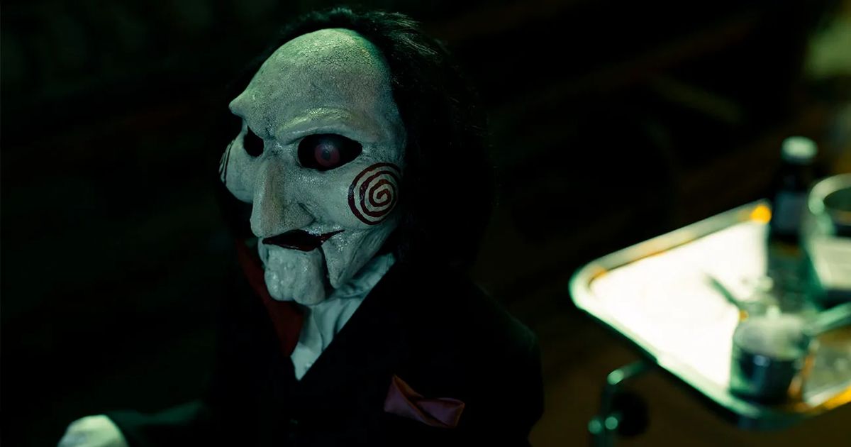 Jigsaw usa sua máscara em Saw X