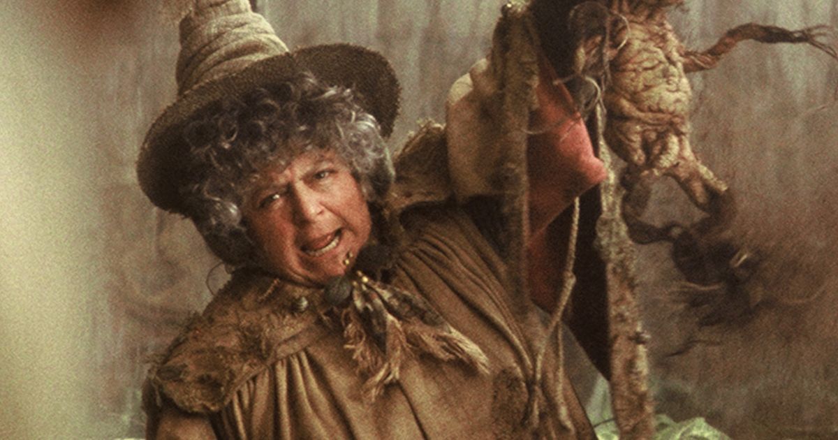 Miriam Margoyles as Miss Sprout in Harry Potter