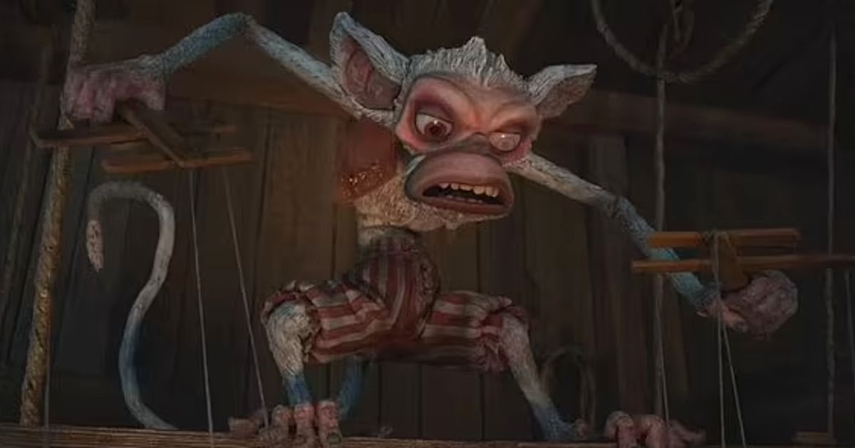 Spazzatura appears in Guillermo del Toro's Pinocchio