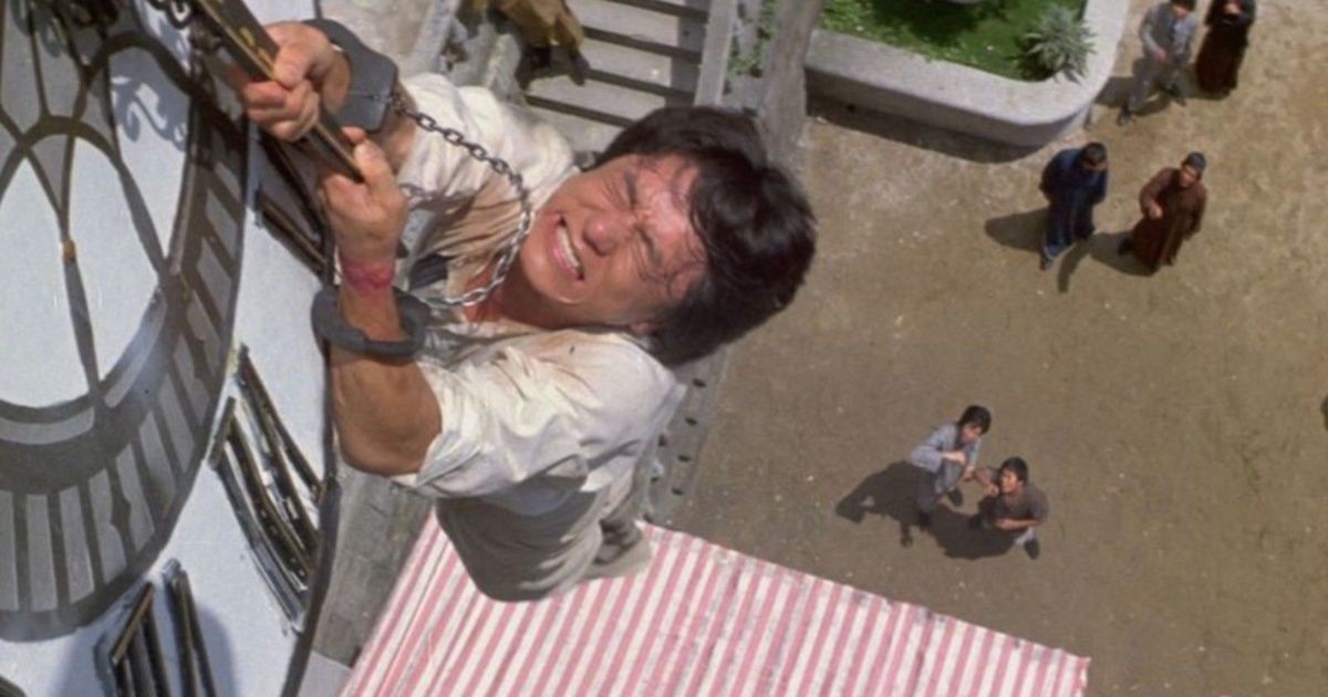 Jackie Chan's clock stunt in Project A