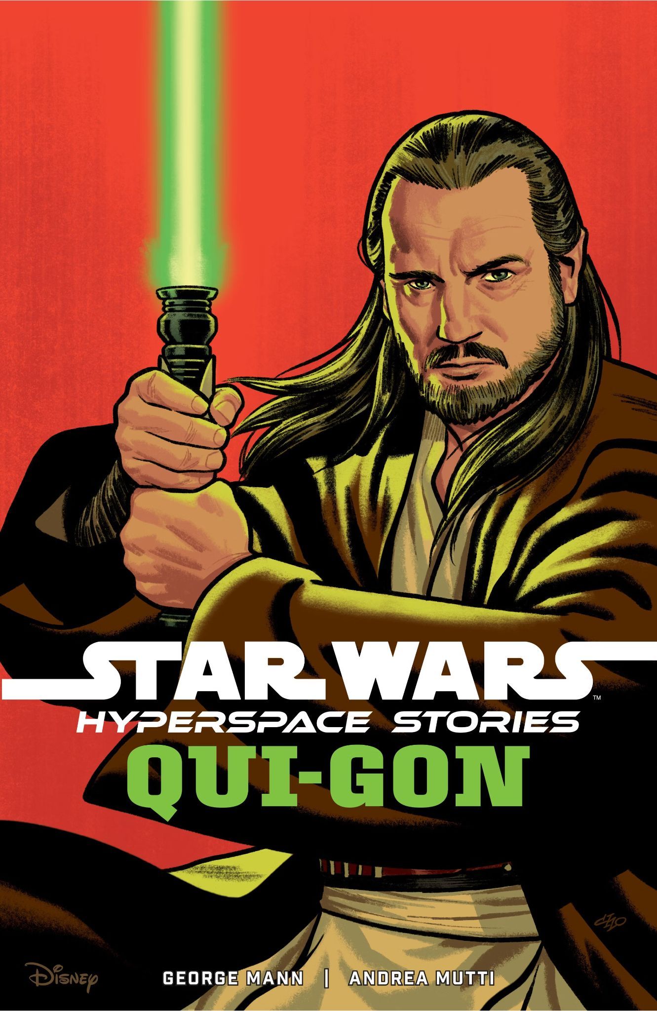 Capa de Qui-Gon de Histórias do Hiperespaço de Star Wars