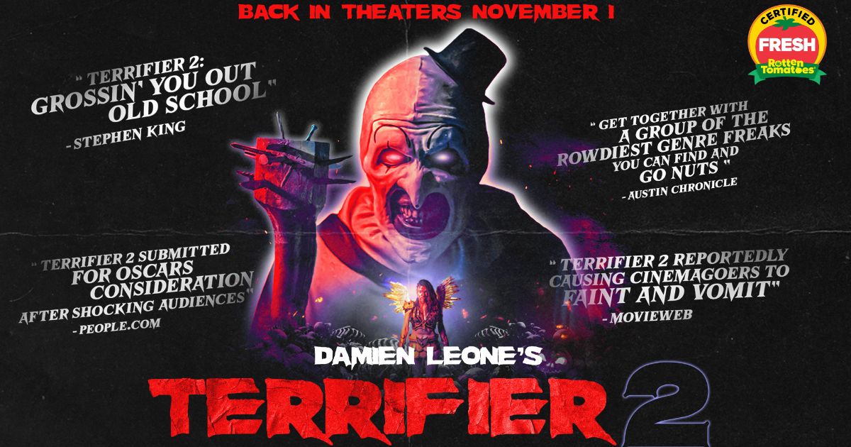 Terrifier 2 Back in Theaters